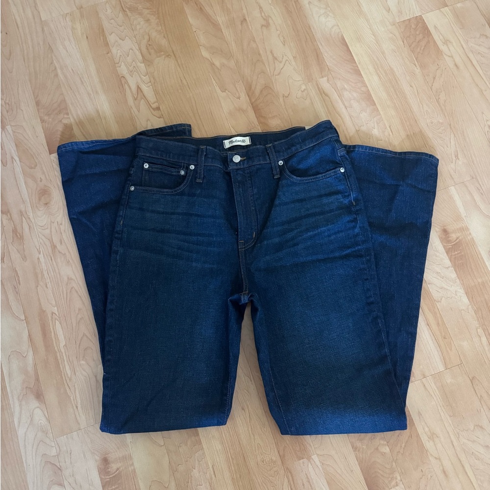 NWT Madewell The Perfect Vintage Flare Jean W 31T Tall Dark Wash Magic Pockets
